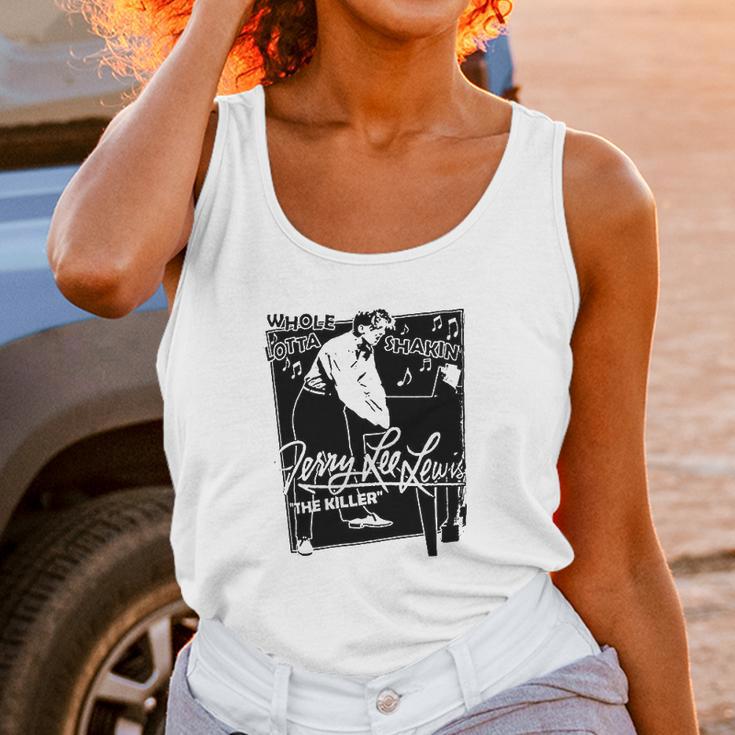 Jerry Lee Lewis Art Unisex Tank Top Gifts for Women