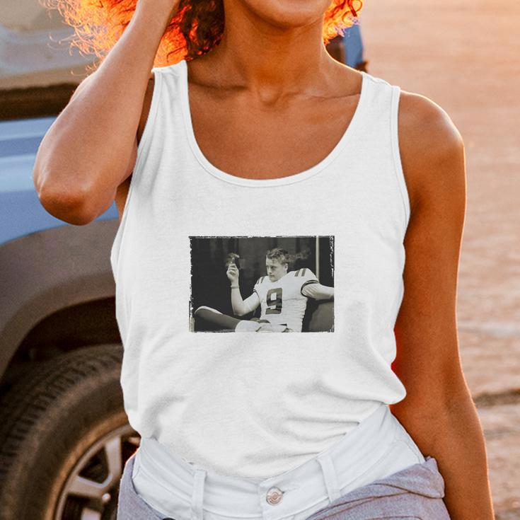 Joe Burrow Cigar Smoking Unisex Tank Top Gifts for Women