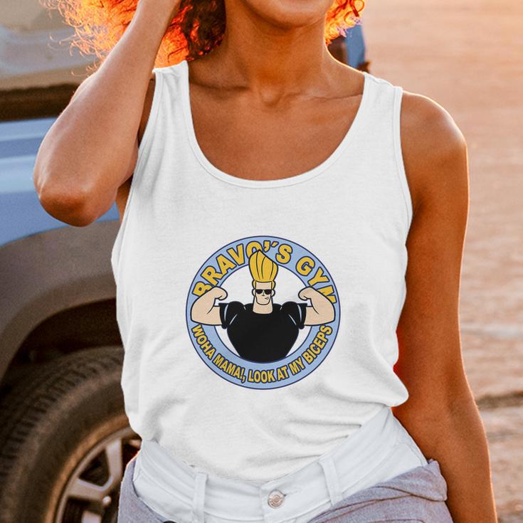 Johnny Bravo - Johnnys Gym Unisex Tank Top Gifts for Women