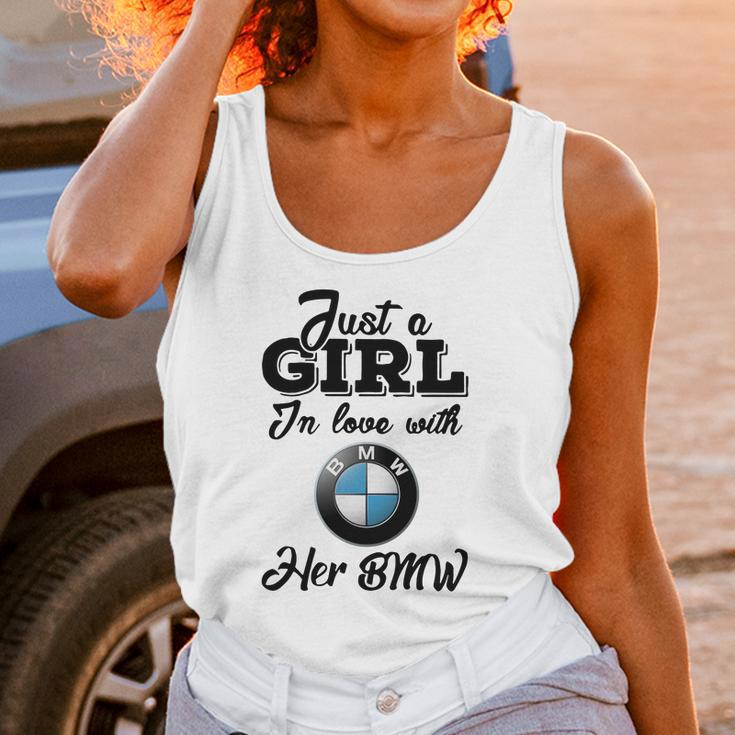 Just A Girl In Love With Her Bmw Unisex Tank Top Gifts for Women