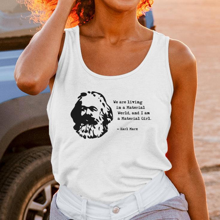 Karl Marx - Im A Material Girl Unisex Tank Top Gifts for Women