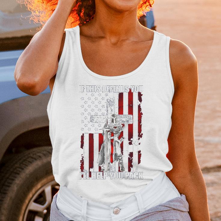 Knights Templar S If This Offends You Ill Help You Pack Unisex Tank Top Gifts for Women