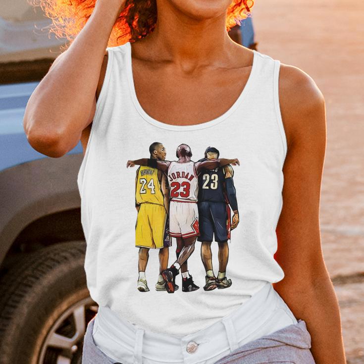 Kobe Jordan James The Greatest Of All Time Unisex Tank Top Gifts for Women