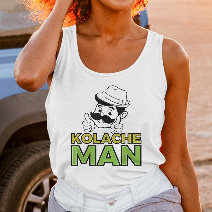 Kolache Man Czech Slovak Pastry Central Europe Design Unisex Tank Top Gifts for Women