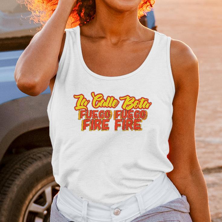 La Calle Bota Fuego Fire La Romana Dembow Trap Bunny Unisex Tank Top Gifts for Women