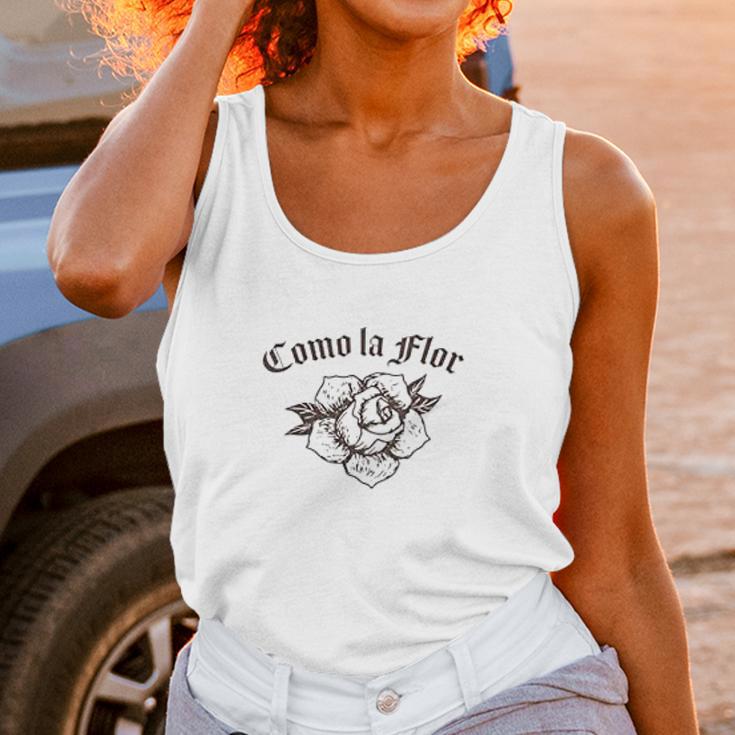 Latina Latinx Como La Flor Rose Unisex Tank Top Gifts for Women