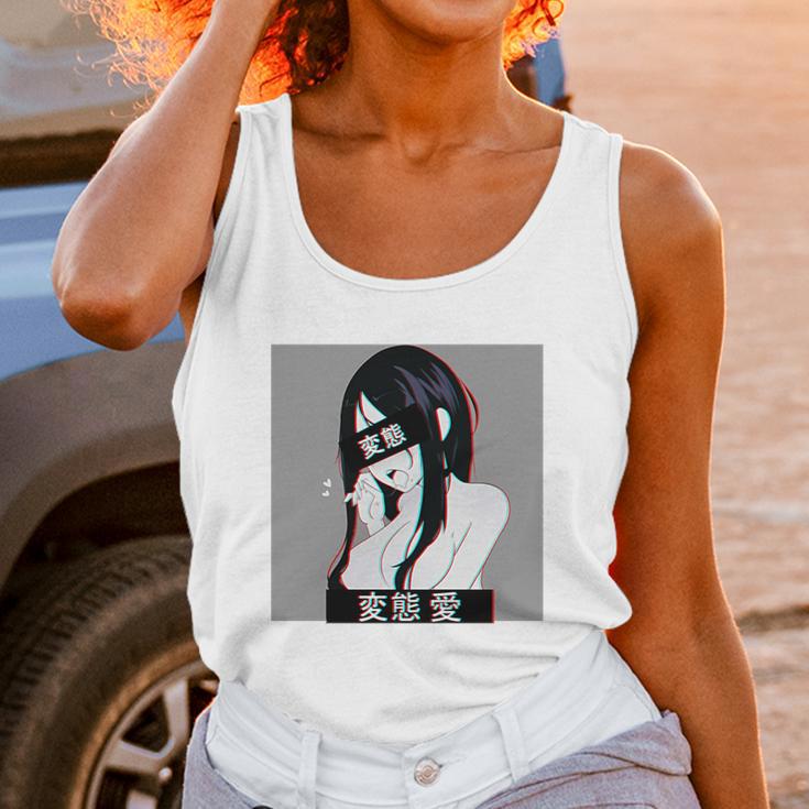 Lewd Hentai Japanese Otaku Tee Shirt Unisex Tank Top Gifts for Women