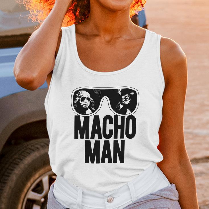 Macho Man Wrestler Ooold School Purple Unisex Tank Top Gifts for Women