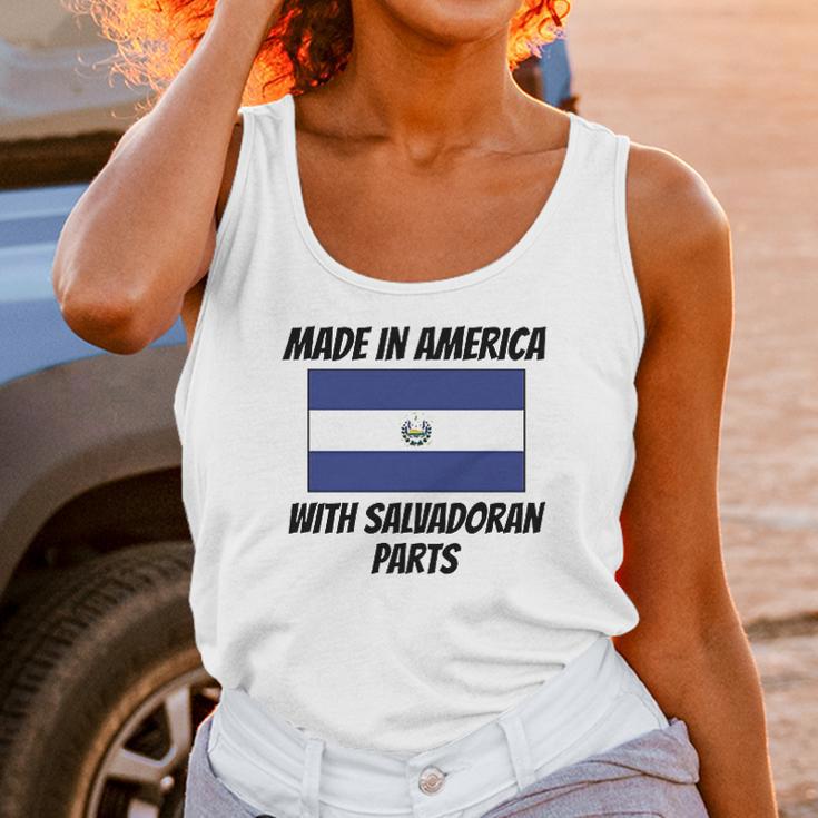 Made In America With Salvadoran Parts Unisex Tank Top Gifts for Women