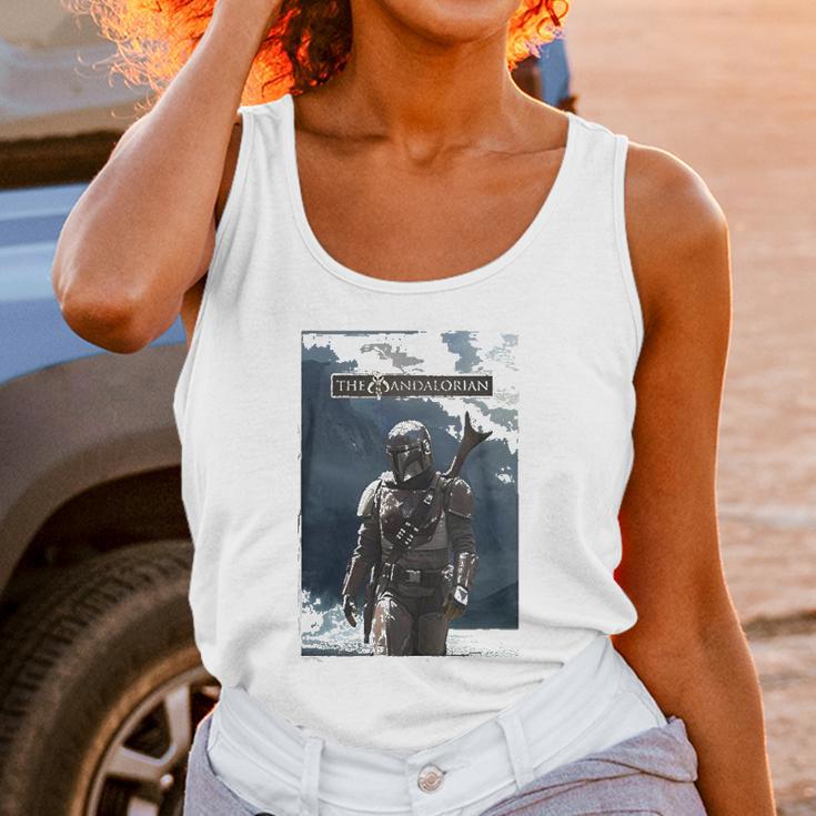 The Mandalorian Character Unisex Tank Top Gifts for Women