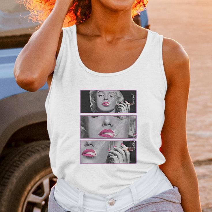 Marilyn With Blunt Mens Unisex Tank Top Gifts for Women