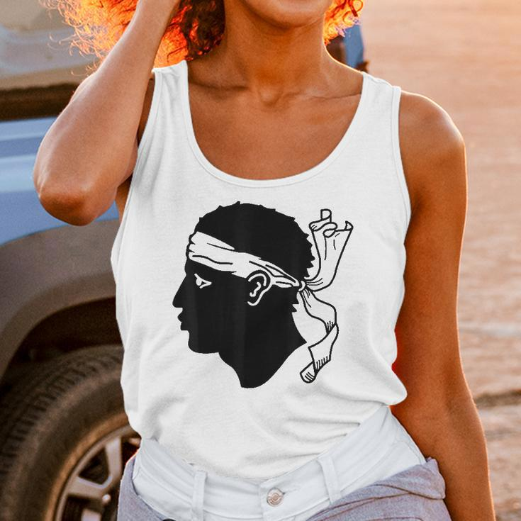 Maure Moors Head Sardinia Corsica Graphic Unisex Tank Top Gifts for Women