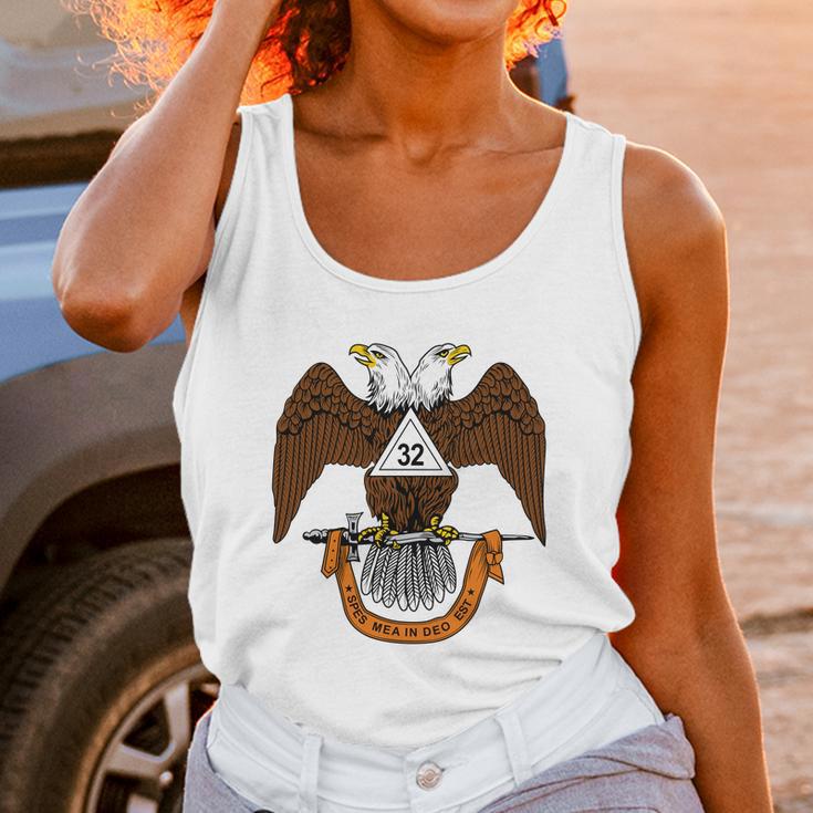 Mens 32Nd Degree Mason Masonic Scottish Rite Down Unisex Tank Top Gifts for Women