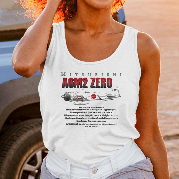 Mitsubishi Zero Unisex Tank Top Gifts for Women