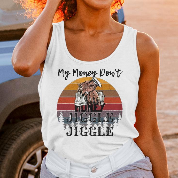 My Money Don’T Jiggle It Folds Tiktok Trending My Money Don’T Jiggle Jiggle Holiday Sweat Unisex Tank Top Gifts for Women