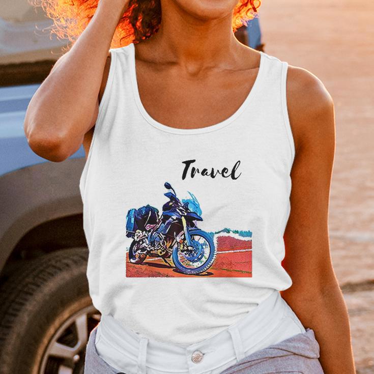 Motorcycle Travel Adventure Photo Art Triumph Moto Bike Unisex Tank Top Gifts for Women