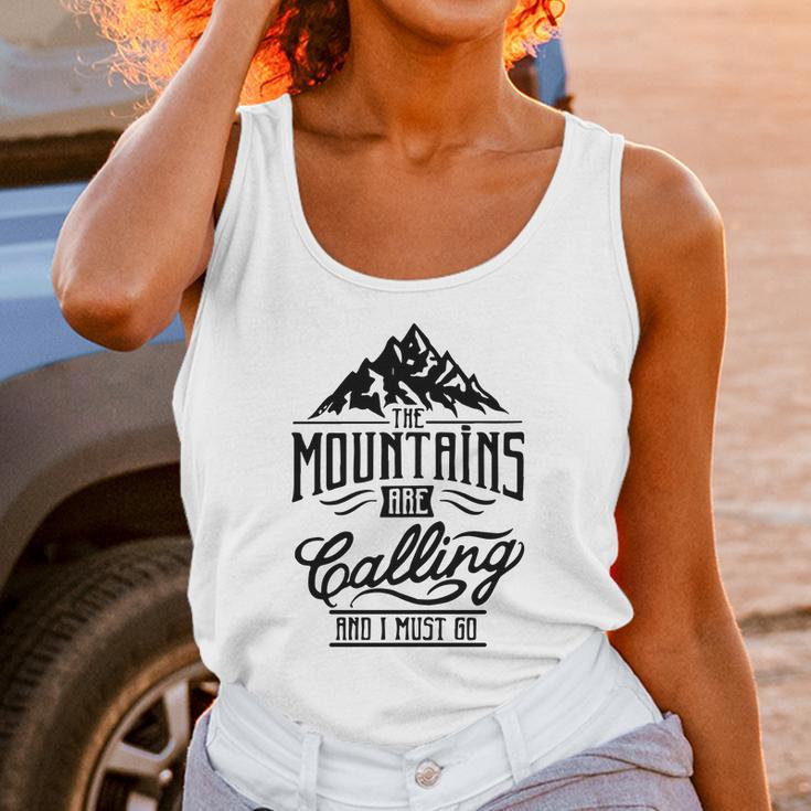 Mountains Calling - Mountains Climb - Mountaineering T-Shirt Unisex Tank Top Gifts for Women