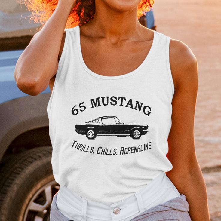 Mustang Classic 1965 Thrills Chills Adrenaline Unisex Tank Top Gifts for Women