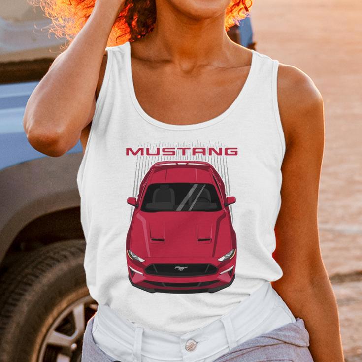 Mustang Gt 2018 To 2019 Ruby Red Unisex Tank Top Gifts for Women