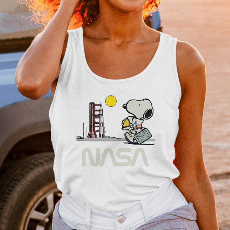 Nasa Snoopy Unisex Tank Top Gifts for Women