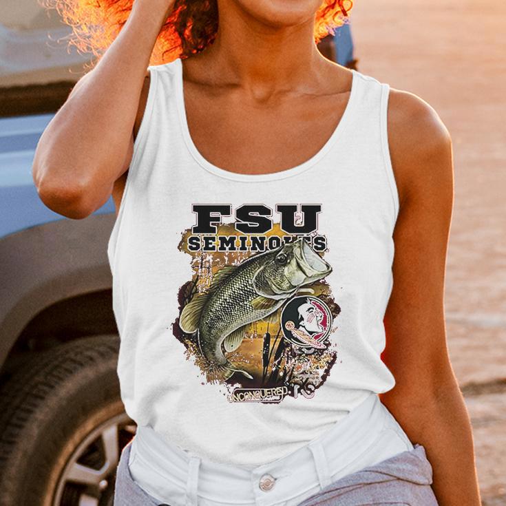 New World Graphics Ncaa Bass Fishing Unisex Tank Top Gifts for Women