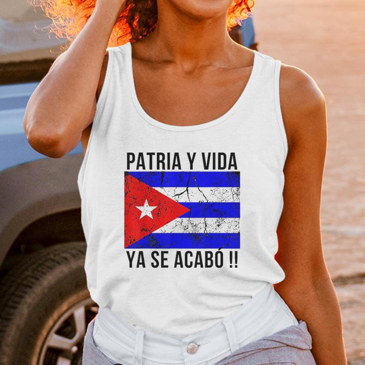 Patria Y Vida Ya Se Acabo Unisex Tank Top Gifts for Women