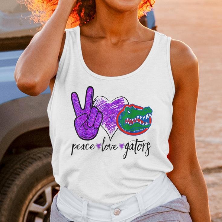 Peace Love Gators Crocodile Lovers Alligator Unisex Tank Top Gifts for Women