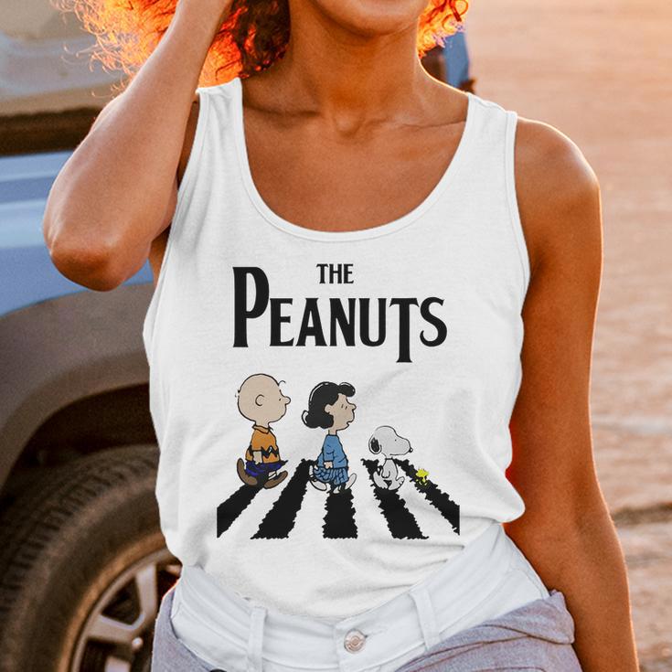 Peanuts Beatles Tshirt Unisex Tank Top Gifts for Women