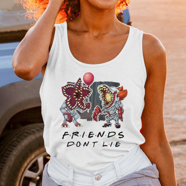 Pennywise Demogorgon Friends Don’T Lie Unisex Tank Top Gifts for Women