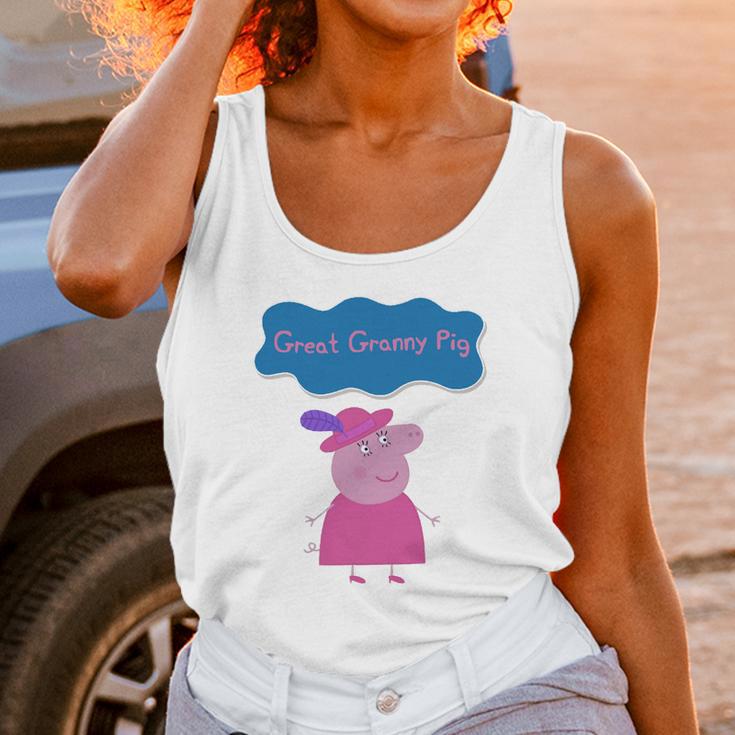 Peppa Pig Peppa Pig Shirt Granny Pig Great Granny Pig Unisex Tank Top Gifts for Women