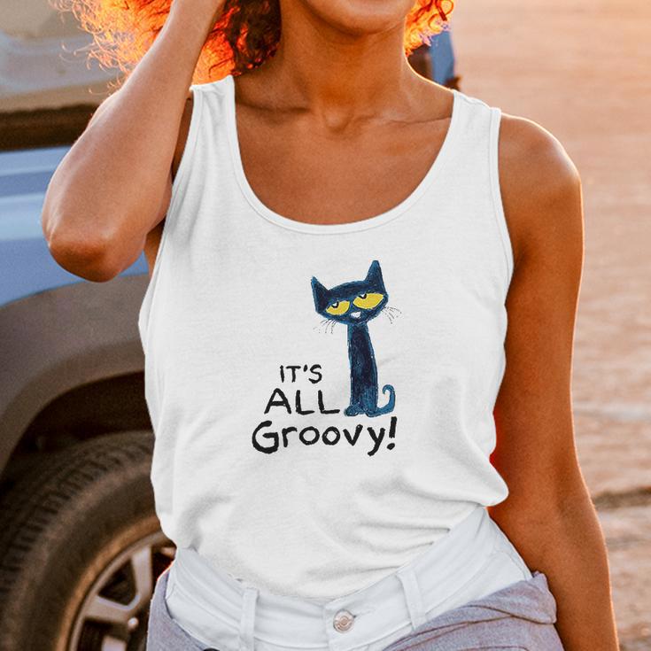 Pete The Cat Its All Groovy Unisex Tank Top Gifts for Women