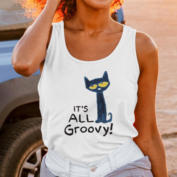 Pete The Cat Its All Groovy Unisex Tank Top Gifts for Women