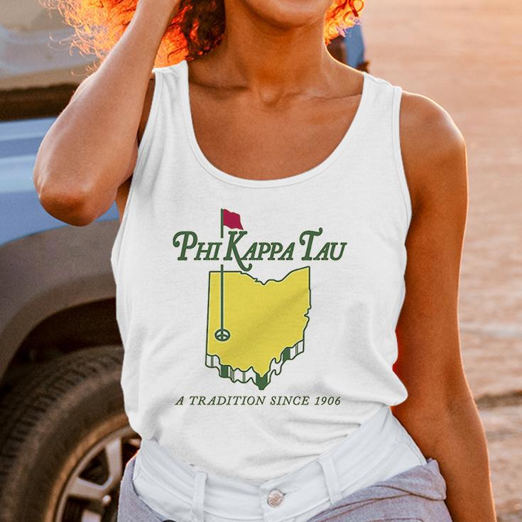 Phi Kappa Tau Fraternity Golf Comfort Colors Unisex Tank Top Gifts for Women