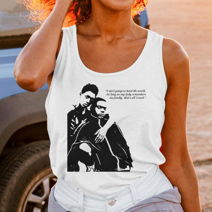 Queen And Slim Quote As Long As My Lady Remembers Me Unisex Tank Top Gifts for Women