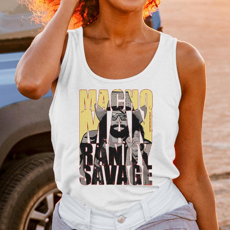 Randy Macho Man Savage Fun Unisex Tank Top Gifts for Women