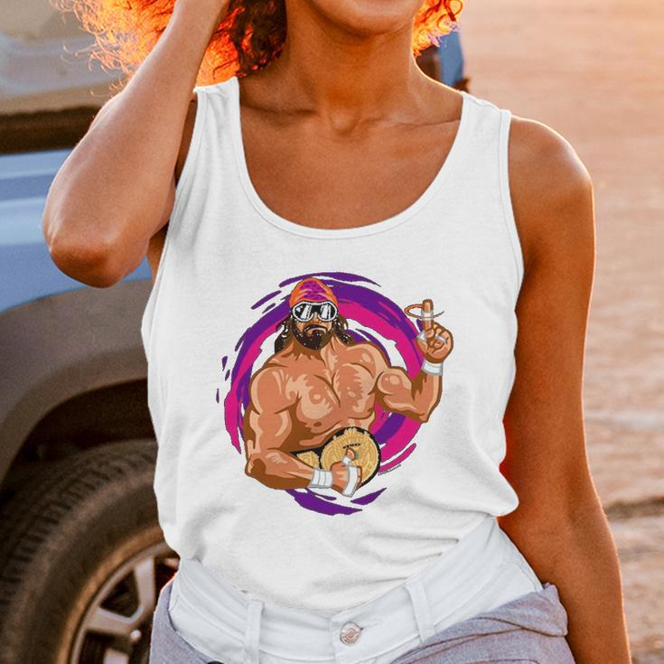 Randy Macho Man Savage Funny Cartoon Unisex Tank Top Gifts for Women