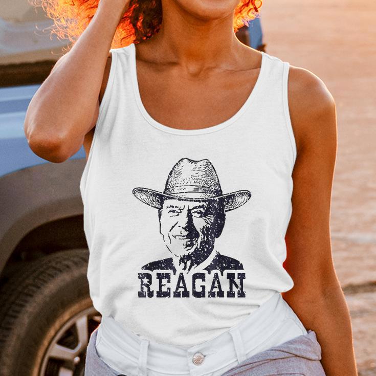 Reagan Face Unisex Tank Top Gifts for Women