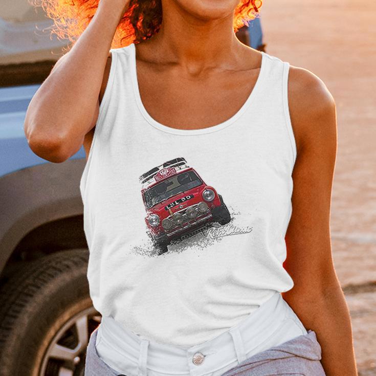 Retroclassic Rally Mini Cooper Classic Sports Car Unisex Tank Top Gifts for Women