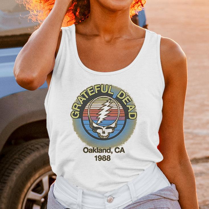 Ripple Junction Grateful Dead Adult Unisex Oakland 88 Light Weight 100 Cotton Crew Unisex Tank Top Gifts for Women