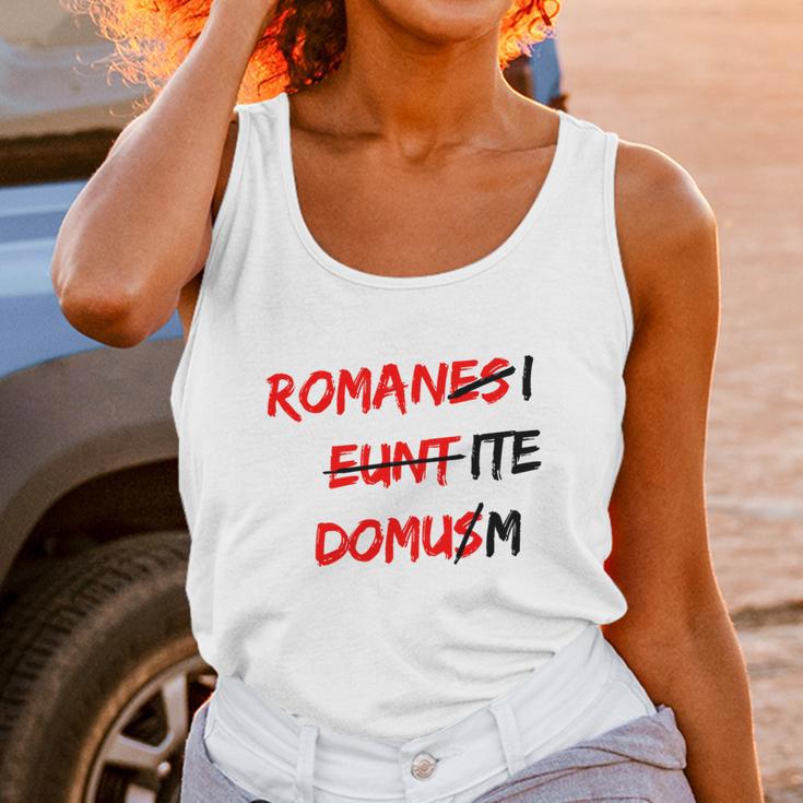 Romanes Eunt Domus Unisex Tank Top Gifts for Women