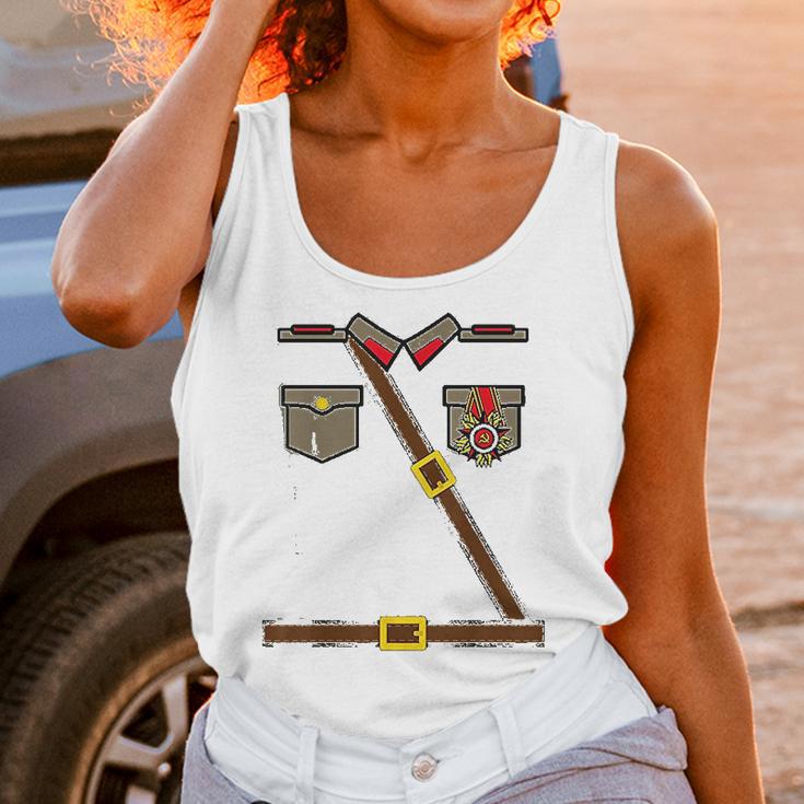 Russian Soldier Costume Ussr Communist Socialist Halloween Unisex Tank Top Gifts for Women