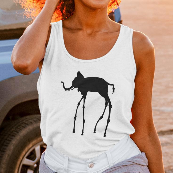 Salvador Dali The Elephant Unisex Tank Top Gifts for Women