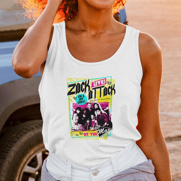 Saved By The Bell Zack Attack Live Unisex Tank Top Gifts for Women