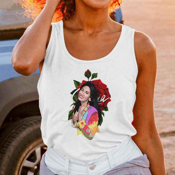 Selena Quintanilla Rose Unisex Tank Top Gifts for Women