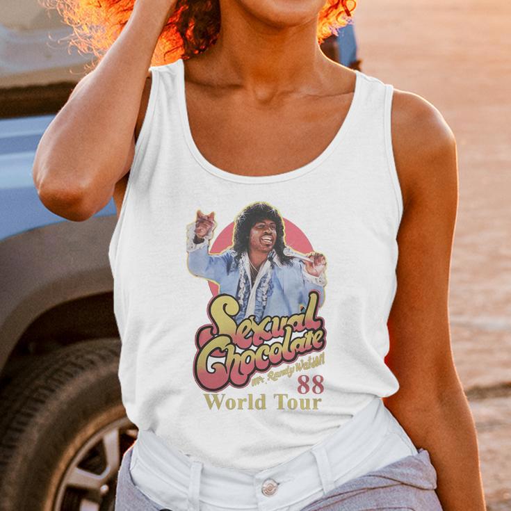 Sexual Chocolate Mr Randy Watson World Unisex Tank Top Gifts for Women