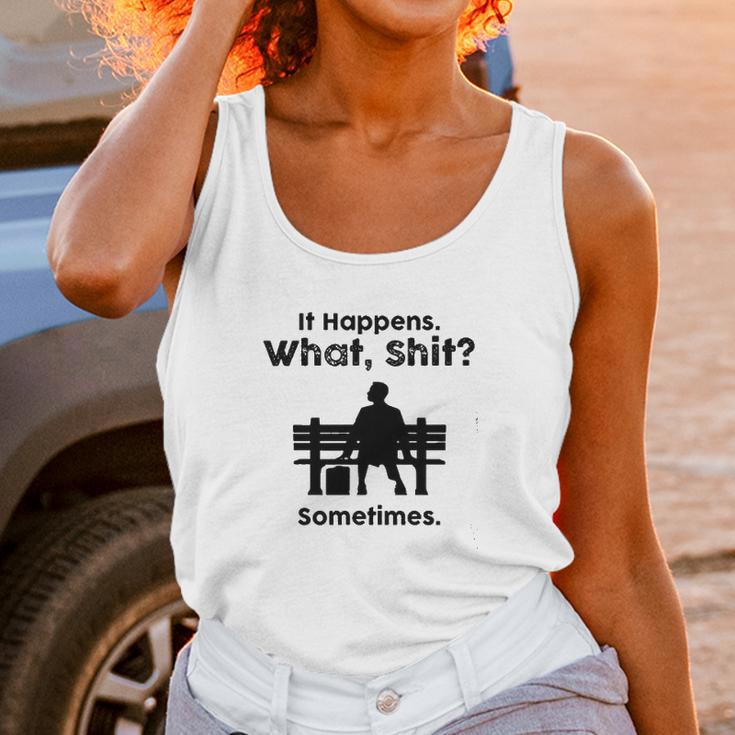 Sht Happens Classic Movie Unisex Tank Top Gifts for Women