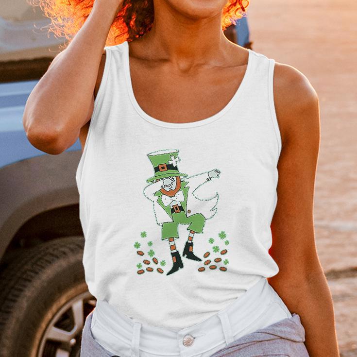 St Patricks Day Clovers Dabbing Leprechaun Youth Kids Unisex Tank Top Gifts for Women