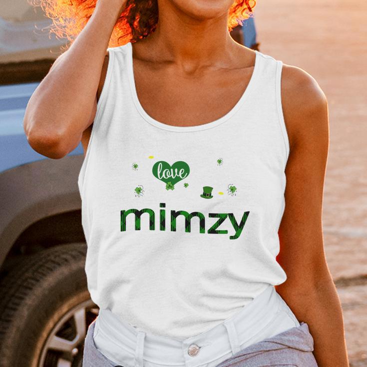 St Patricks Day Cute Shamrock I Love Being Mimzy Heart Family Gifts Unisex Tank Top Gifts for Women