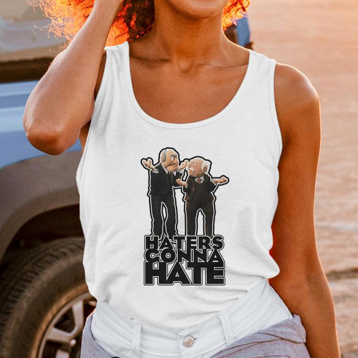 Statler And Waldorf - Haters Gonna Hate Unisex Tank Top Gifts for Women