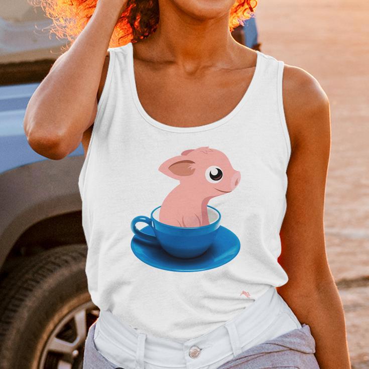 Teacup Pig Piggy Love Unisex Tank Top Gifts for Women